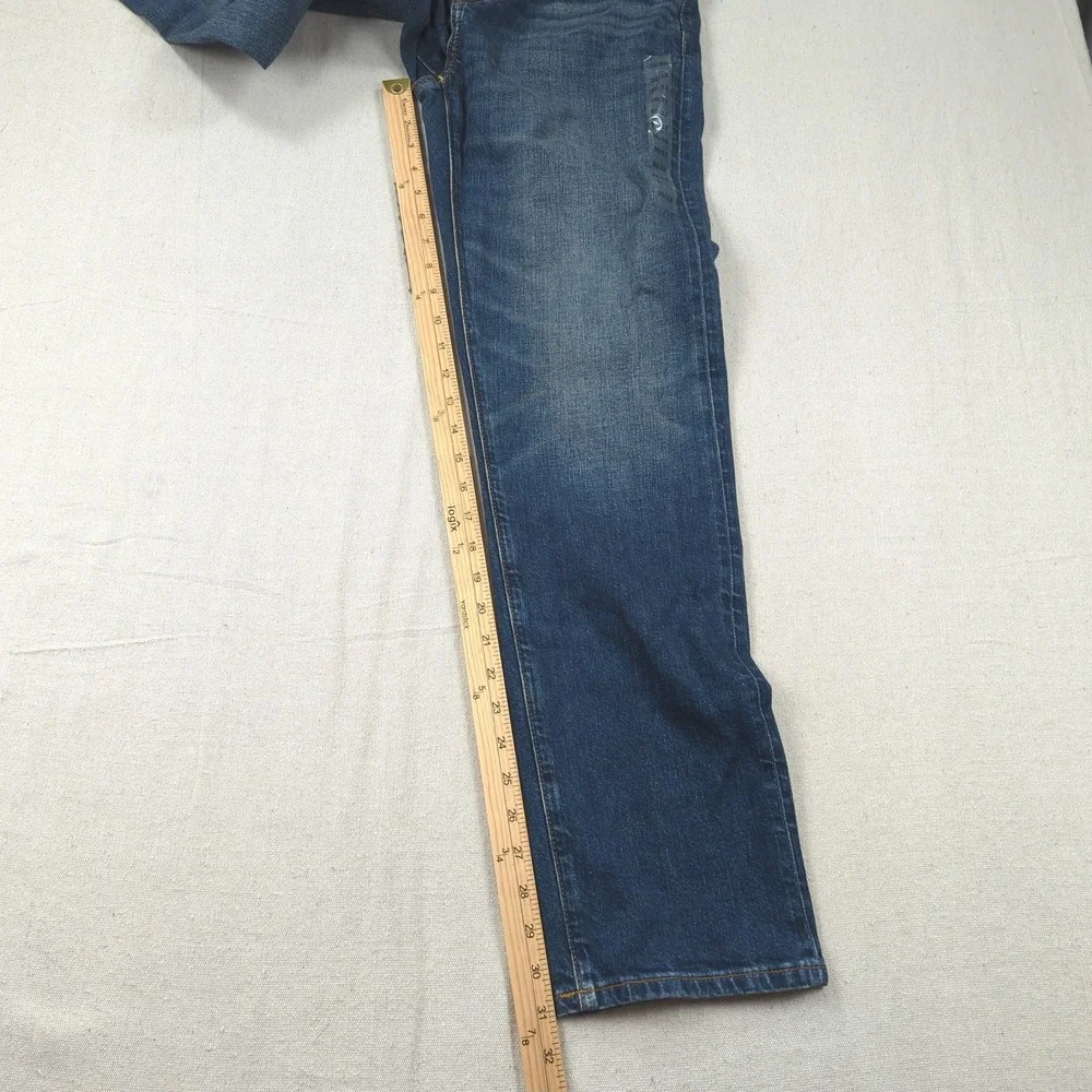 American Eagle Jeans Mens 30x32 Blue Original Straight Distressed New
